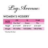 Leg Avenue Fishnets with Back Seam